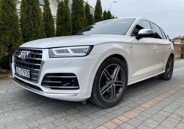 Audi SQ5 cena 152000 przebieg: 124340, rok produkcji 2018 z Raszków małe 326